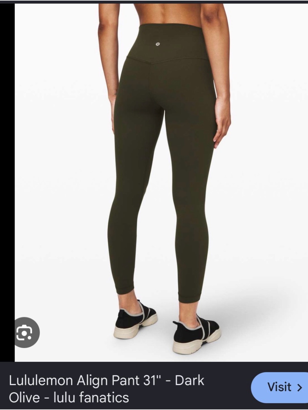 lululemon athletica wunder trains Legging - Dark Olive size 8